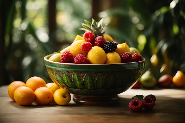 Taça de Frutas Tropicais