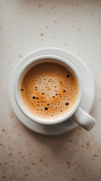 Foto taças de café quente prontas para servir