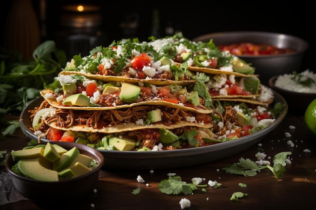 Taco mit Buffalo-Türkei