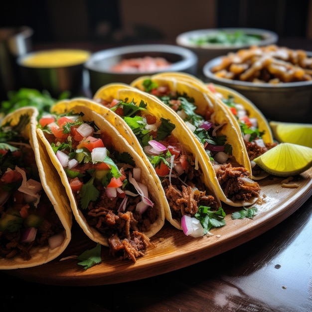 Tacos Saborosos Picantes Versáteis Perfeitos para Qualquer Ocasião