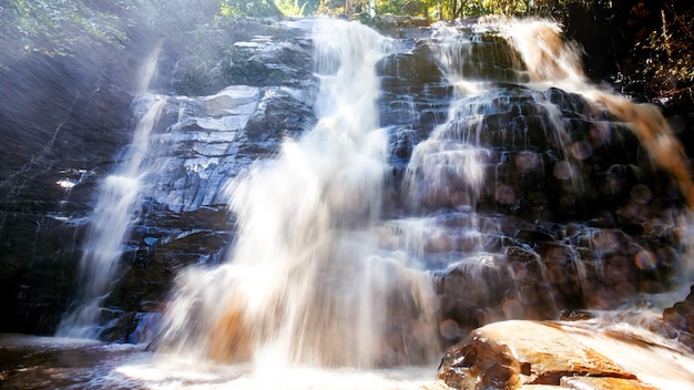 Tad Mork Wasserfall im Norden von Thailand, Chiangmai, Thailand