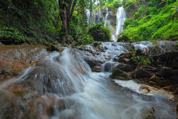 Tad Sadao Wasserfall, Kanchanaburi Thailand