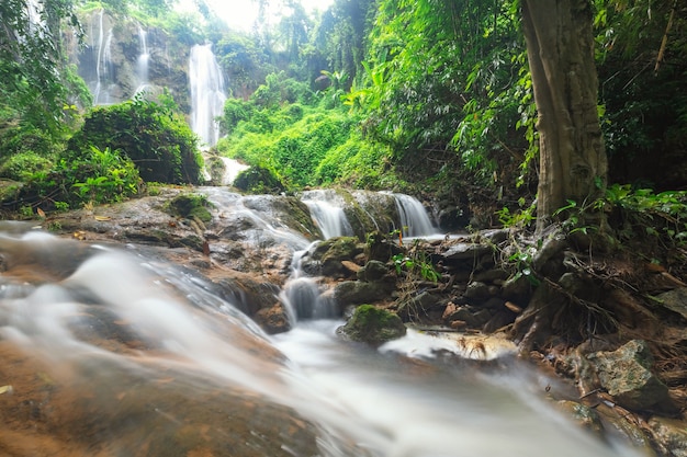 Tad Sadao Wasserfall, Kanchanaburi Thailand