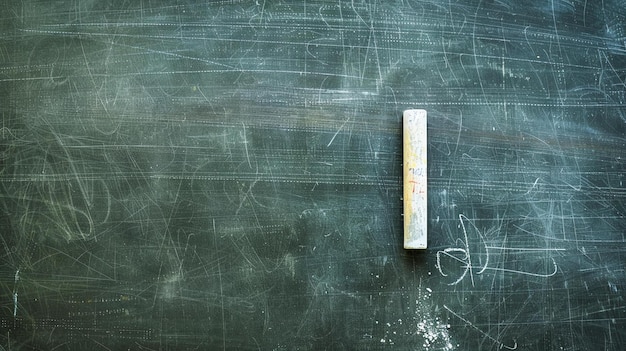 Foto tafel mit kreide spuren früherer lektionen das konzept von bildung und wissen