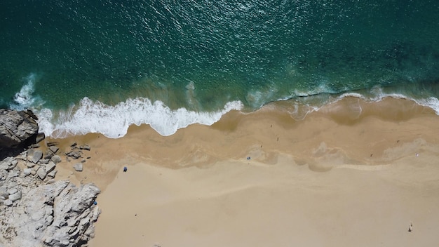 Foto tag am strand