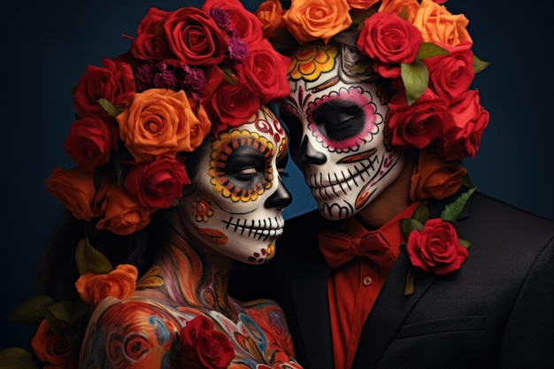 Tag der Toten in Mexiko Dia de Muertos Generative KI