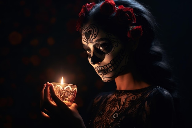 Tag der Toten in Mexiko Dia de Muertos Generative KI