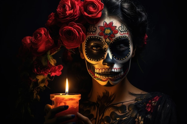 Tag der Toten in Mexiko Dia de Muertos Generative KI