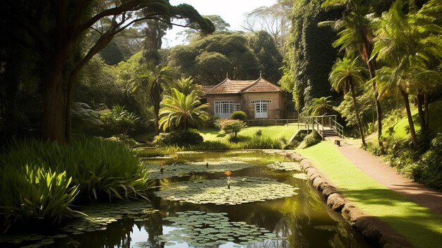 Tageslicht im Botanischen Garten von Curitiba