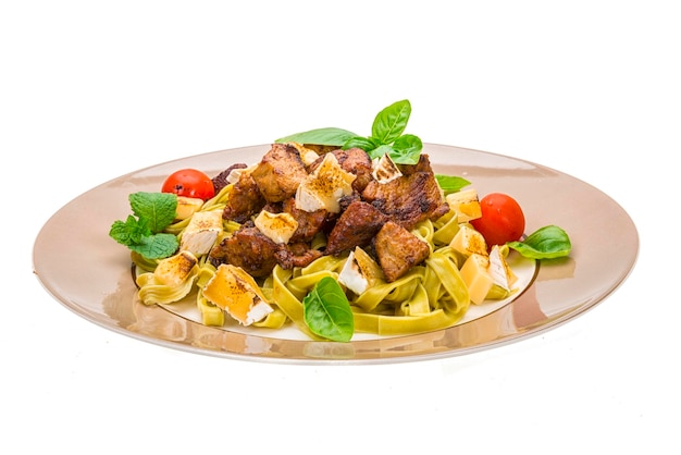 Tagliatelle mit Schweinefleisch