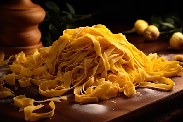 Tagliatelle Pasta Receta Italiana Comida y cocina italiana