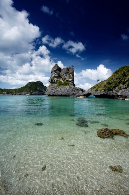 Tailândia, MU KOH ANGTHONG National Marine Park, canoagem de turistas