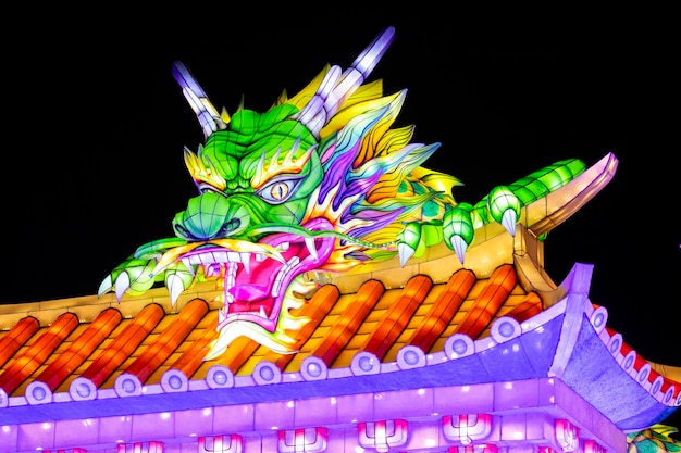Taiwan lebhaftes Laternenfestival Xianglong Xianrui Laterne