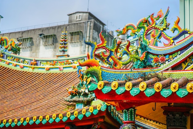 Taiwan, pavilhão de taipei no céu branco, fácil de dicut ou objeto separado.