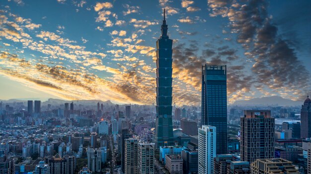 Taiwan Stadt Skyline und Wolkenkratzer