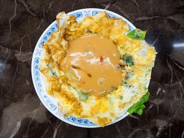 Taiwans unverwechselbarer traditioneller Snack aus Austernomele