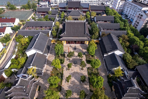 Taizhou Fotografia Aérea de Grande Formato Vista da Cidade