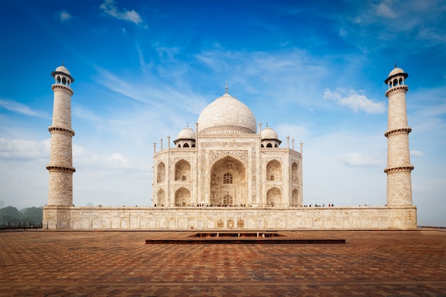 Foto taj mahal, agra, indien