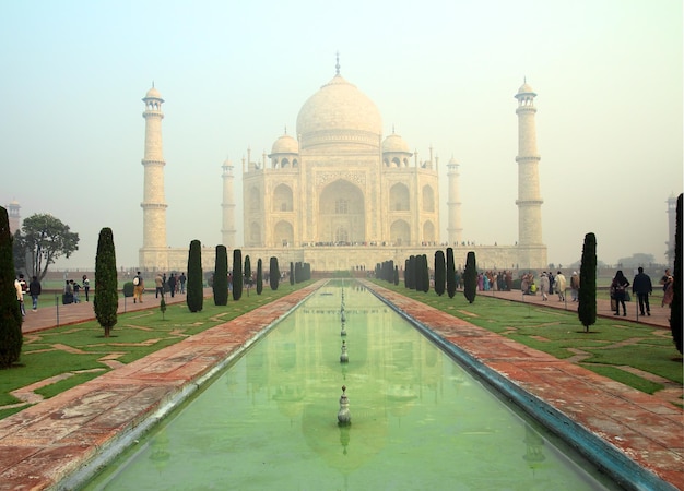 Taj Mahal famoso mausoléu