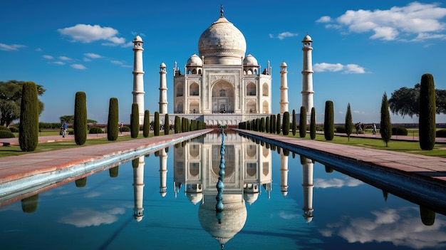 Taj Mahal-Reflexion Indien