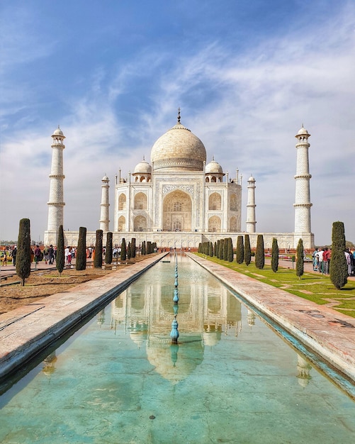 Foto taj mahal, la séptima maravilla del mundo