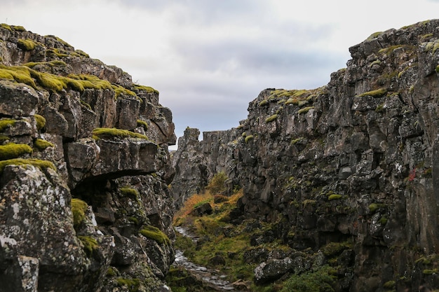 Tal im Nationalpark Thingvellir im Südwesten Islands