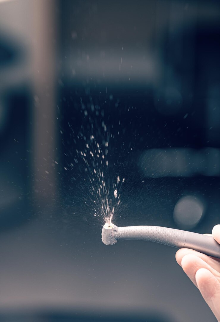 Taladro dental con agua
