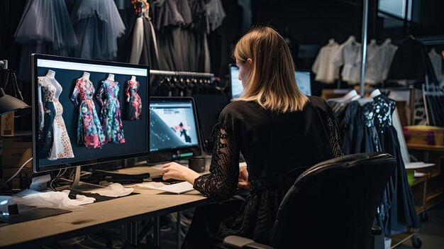 Taller de moda con monitores de diseñadores sobre diseños cifrados y seguridad.