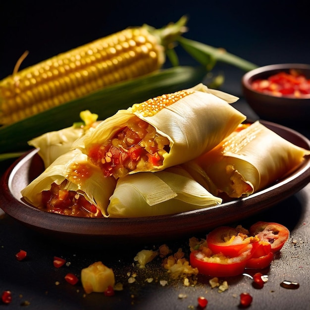 Tamales, mexikanische Speisen