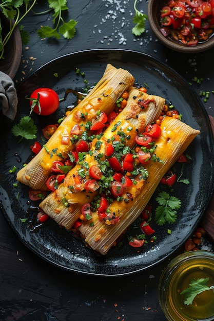 Tamales mexikanisches Essen, die von KI generiert wurden