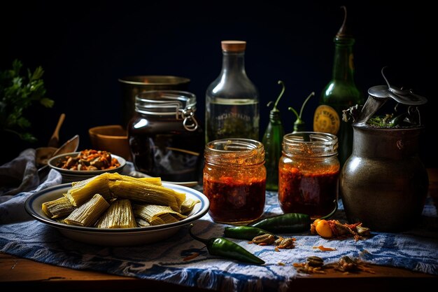 Tamales mit Ancho-Chili