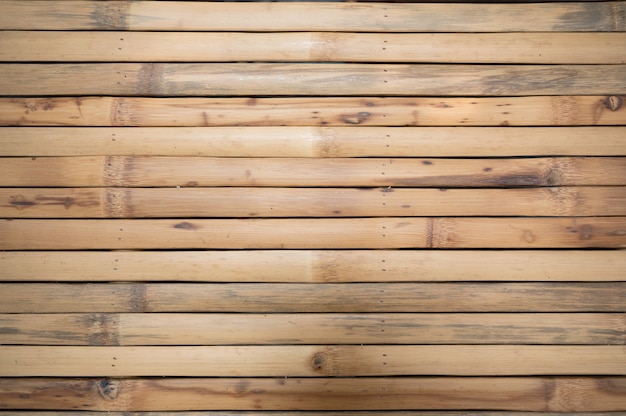 Foto tampo da mesa de tecelagem de madeira de bambu de casca seca de artesanato