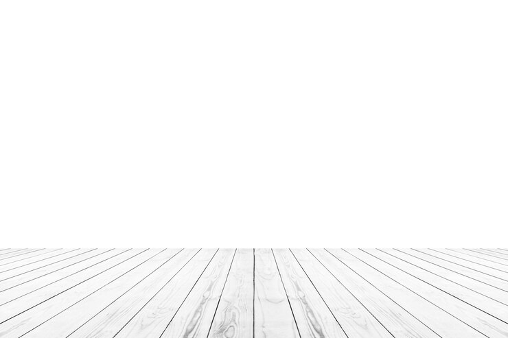 Foto tampo de mesa de madeira branco vazio isolado no fundo branco