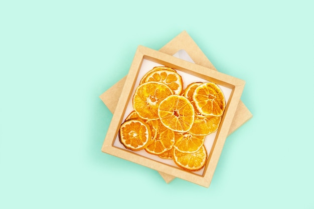 Foto tangerina de frutas secas