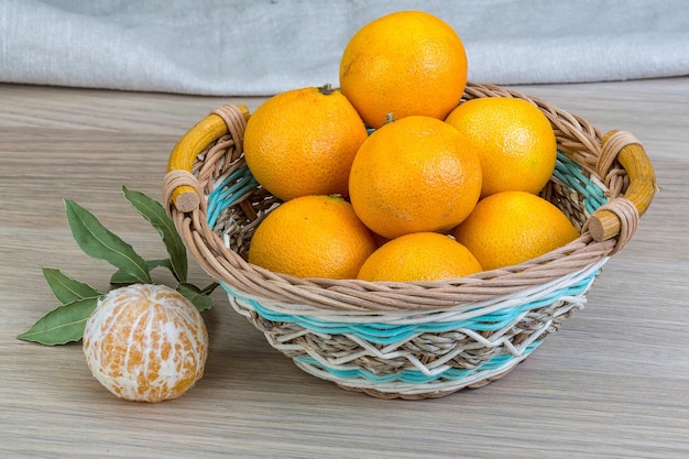 Tangerinas na tigela