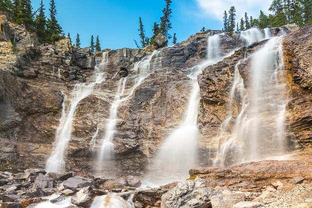 Tangle Creek Wasserfälle in den Rocky Mountains Kanada