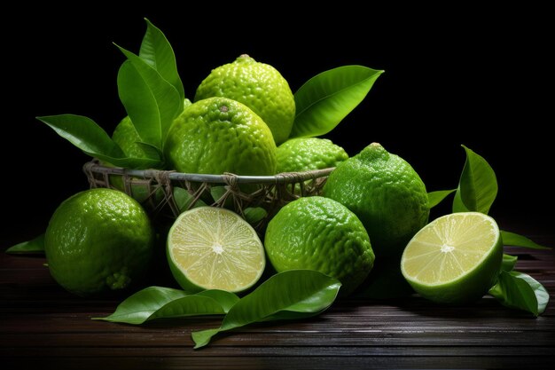 Foto tangy reife bergamot erzeugen sie ai