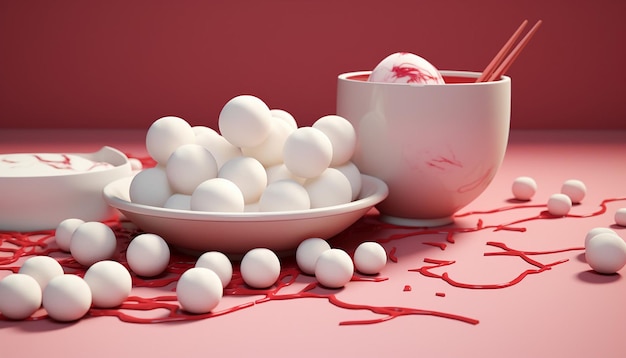 Foto tangyuan mixer 3d