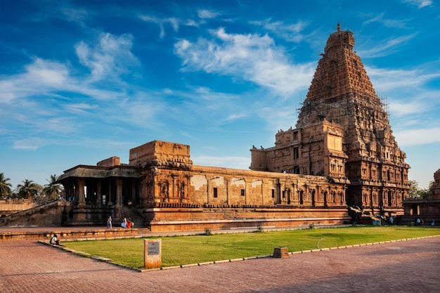 Foto tanjore do templo de brihadishwara