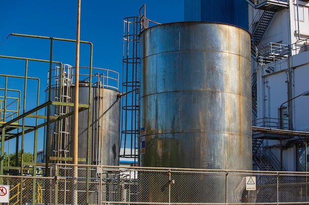 Tanque de acero inoxidable silos industriales para producción química