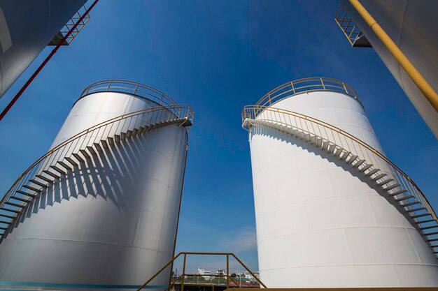 Tanque de armazenamento da indústria química aço carbono branco