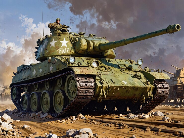 Tanque del ejército de la Segunda Guerra Mundial