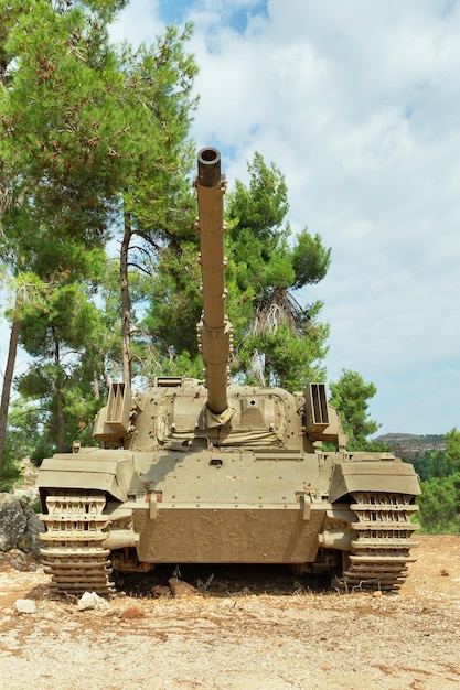 Foto tanque inglés antiguo centurion en israel