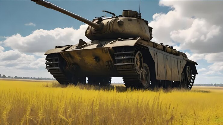 un tanque con la palabra ejército en él