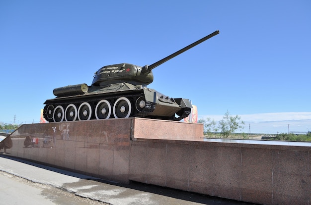 Tanque en el pedestal