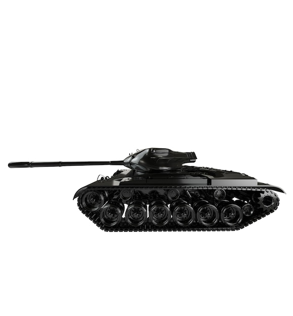 tanques de automóviles aislados en blanco