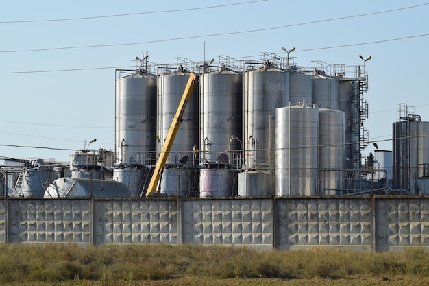 Tanques para la preparación de champán Planta para la producción de vino