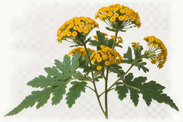 Tansy-Blüte png isoliert auf transparentem Hintergrund