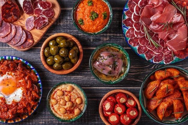 Tapas espanhóis típicos