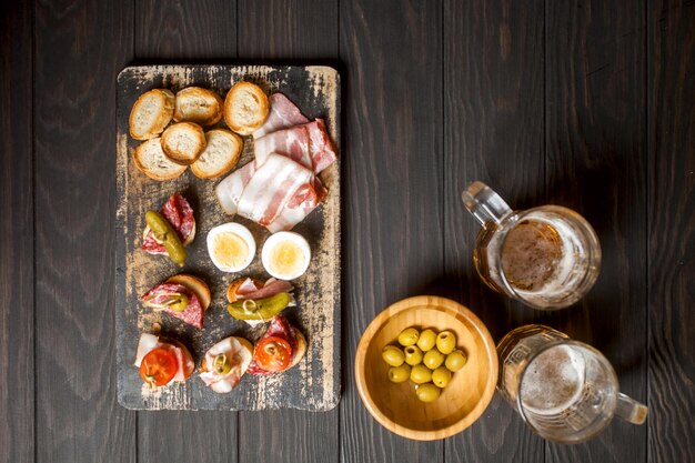 Tapas o bruschetta